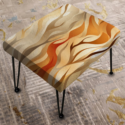 Driftwood Dreams Tropical Pattern - Tropical Rectangle Ottoman