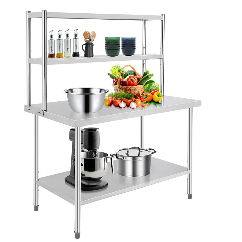 Stainless Steel Storage Rack, 165.1cm H x 91.4cm W x 61cm D