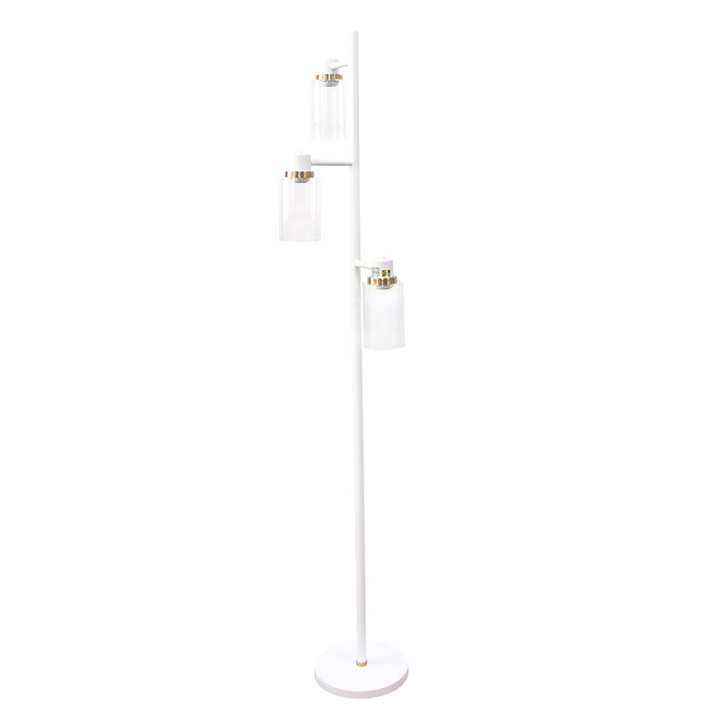 Amarillo 65.5 " Torchiere Floor Lamp, White