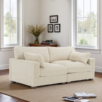 Upholstered Arms Sofa