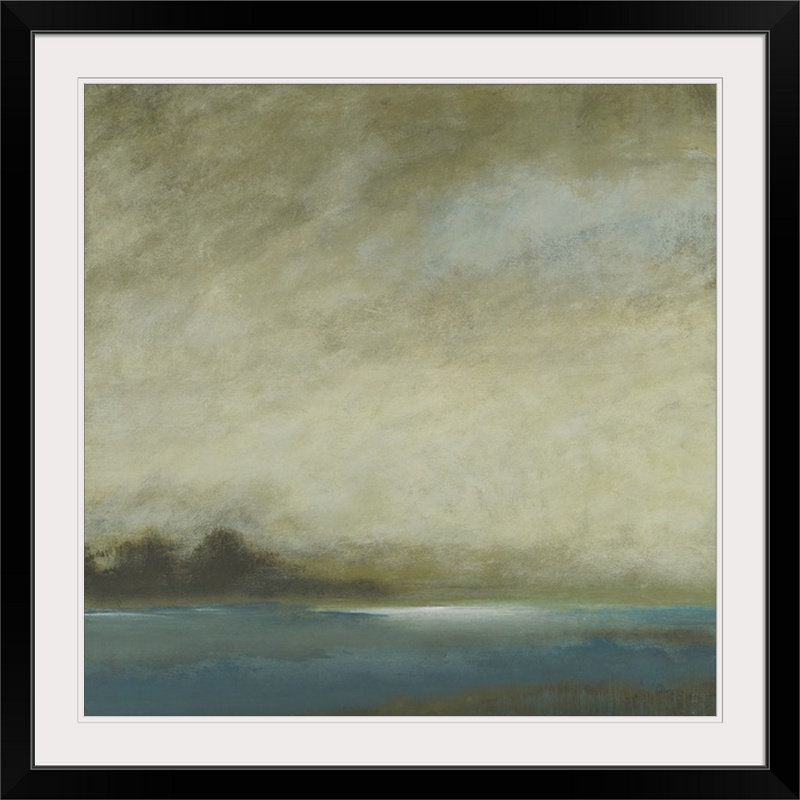 «Dagan Water's Edge» par Lisa Ridgers, reproduction d'art, H 35 po x l 35 po x P 1,5 po, Toile