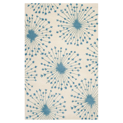 Mccullough Hand Tufted Wool Ikat Rug