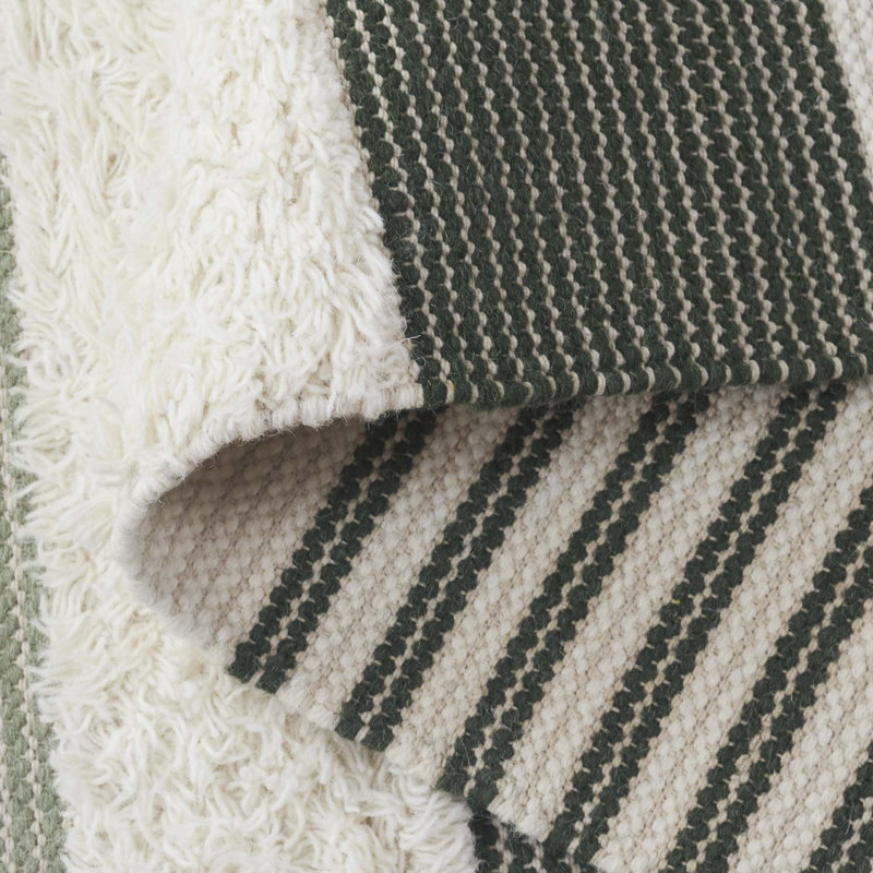 Kenya 280 Hand Woven 80% Wool; 20% Cotton Geometric Rug, Runner 2'3" x 8'