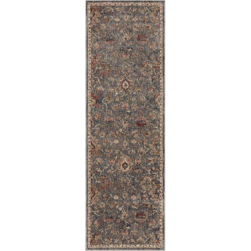 Febbas Oriental Indoor Rug, Runner 2'7" x 12'