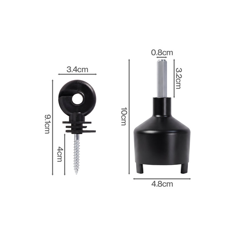 Traderight Black Iron Mounting Hardware