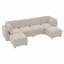 Canapé modulaire modulaire, canapé convertible avec rangement, ensemble de canapé pliant multifonctionnel en tissu-1784039030