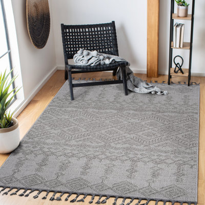 Tapis blanc tissé à la main LX & Collection 5 x 7