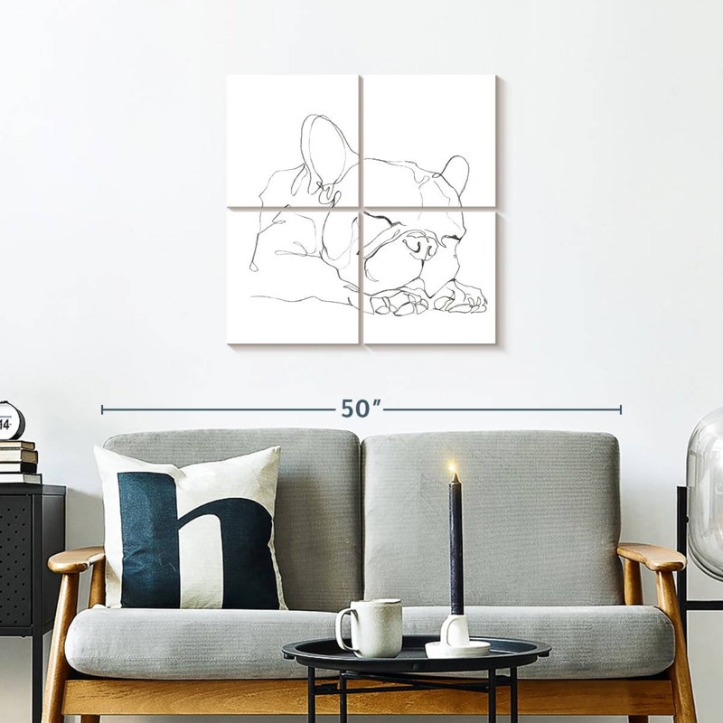 Bouledogue français Brampt Contour I, H 26 po x l 26 po