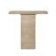 Table basse carrée 35,5 po x 14 po x 35,5 po avec base piédestal (table incluse seulement)
