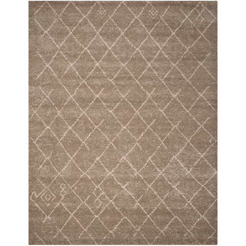 Montsalas Geometric Hand Woven Area Rug, Rectangle 243 x 304cm