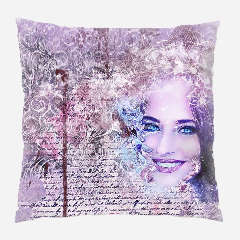 Coussin de fille fille Boettcher, Microsuède, Intérieur