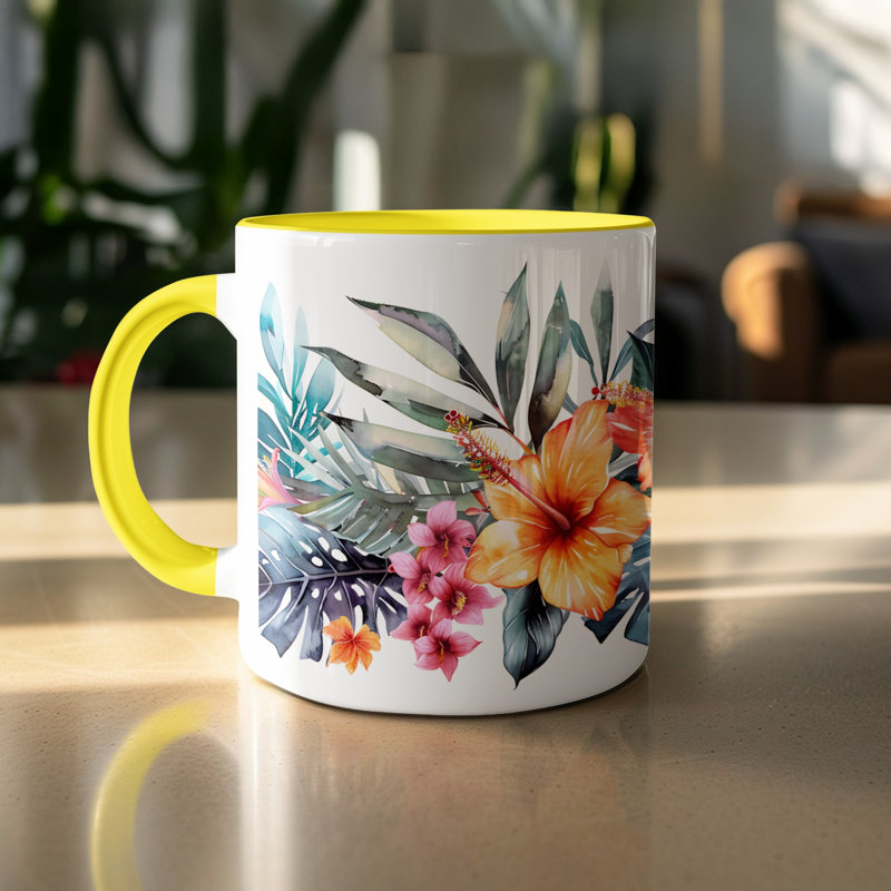Ceramic Coffee Mug, Yellow