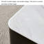 Table basse rectangulaire en pierre micro-cristalline