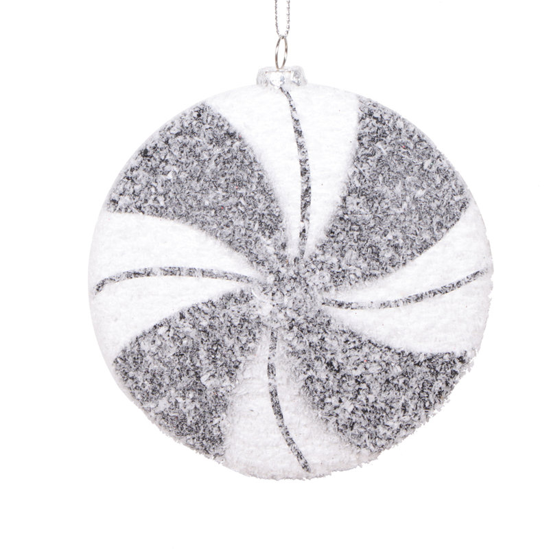 Ornement boule Fiepko, Noir / blanc