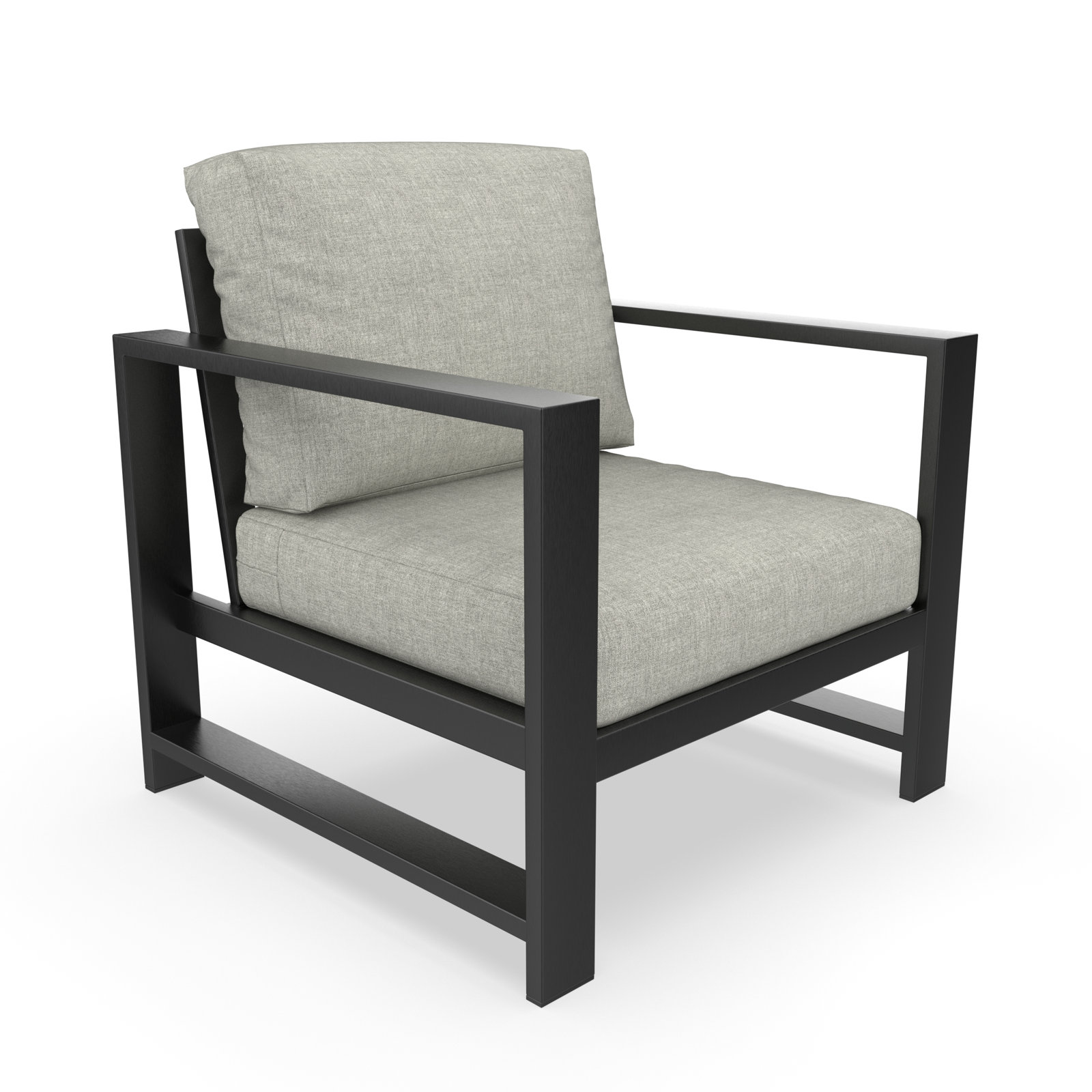 Dulcie Sunbrella® Patio Lounge Chair, Sunbrella® Canvas Granite