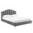 Olivia Queen Performance Velvet Platform Bed-197445359