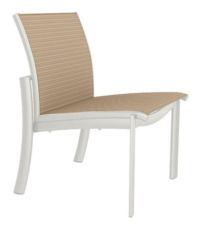 Kor Outdoor Dining Side Chair, Shell, Bogota