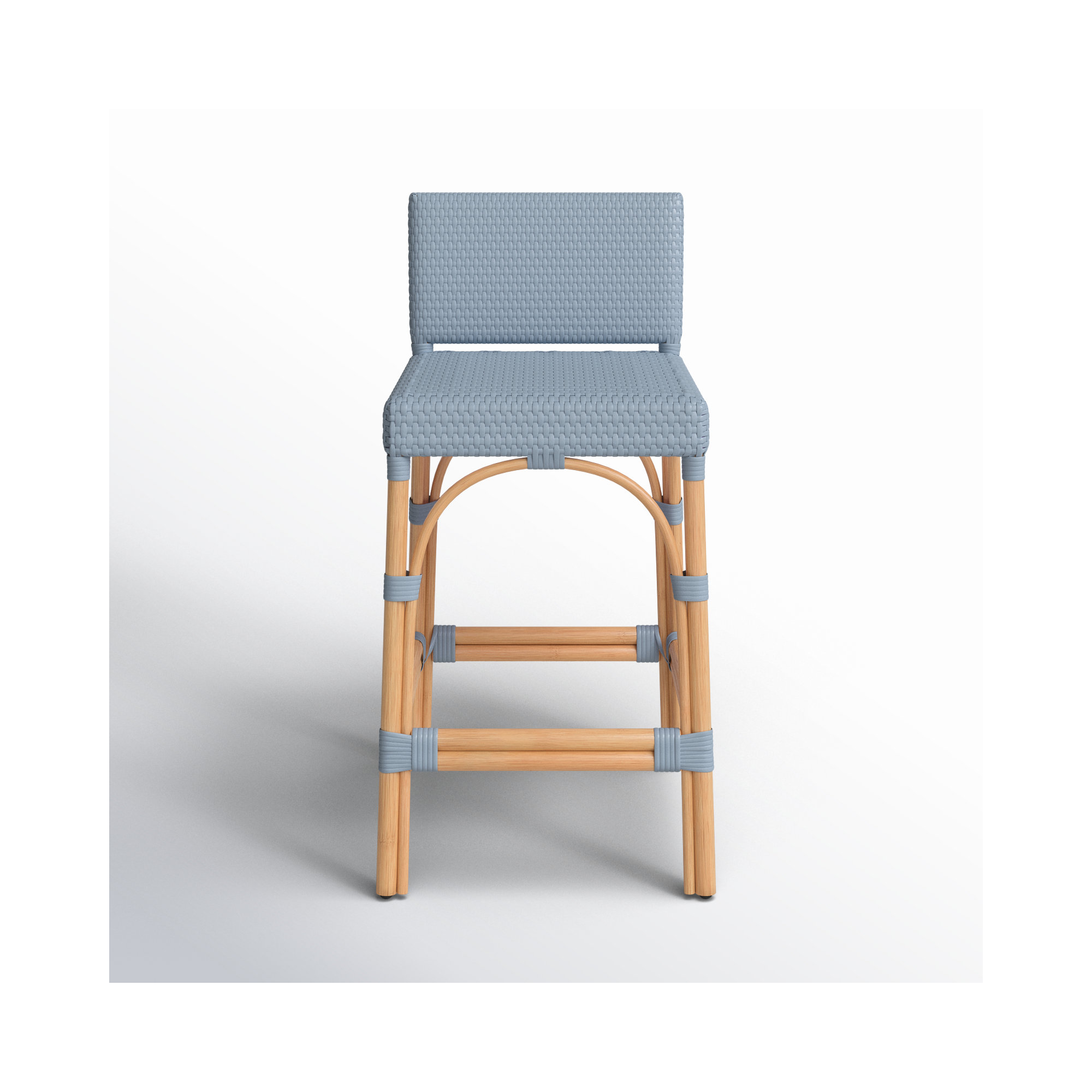 Estella Counter Stool, Blue, Counter Stool 24" Seat Height