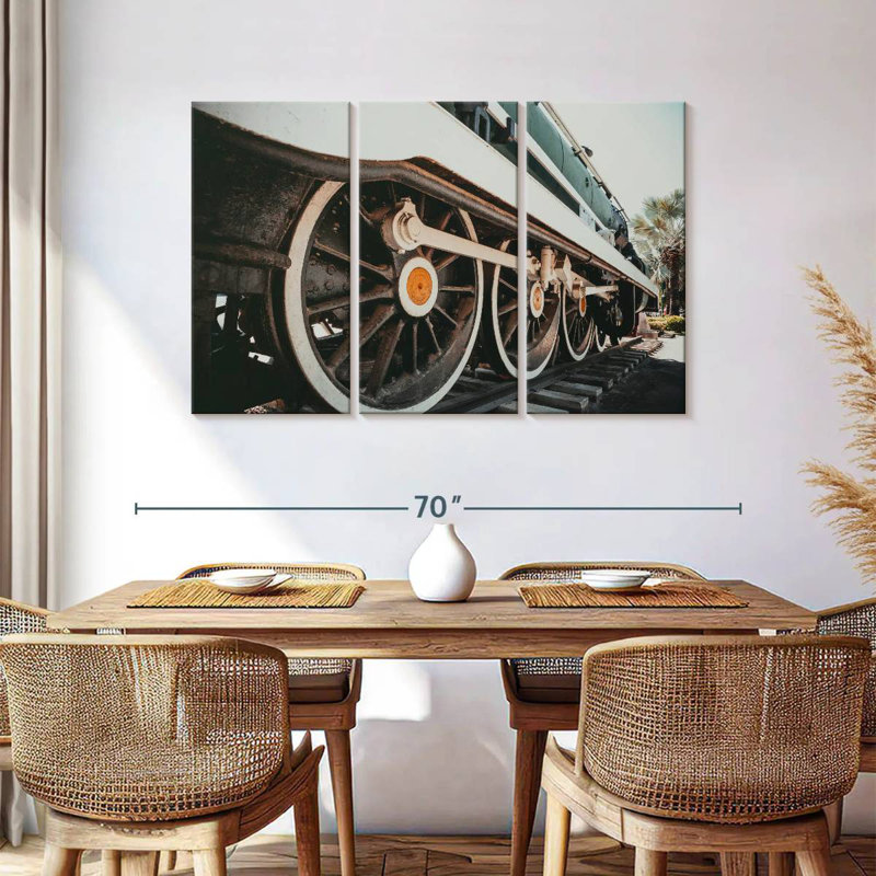 Mehar Old Train, 36" H x 57" W