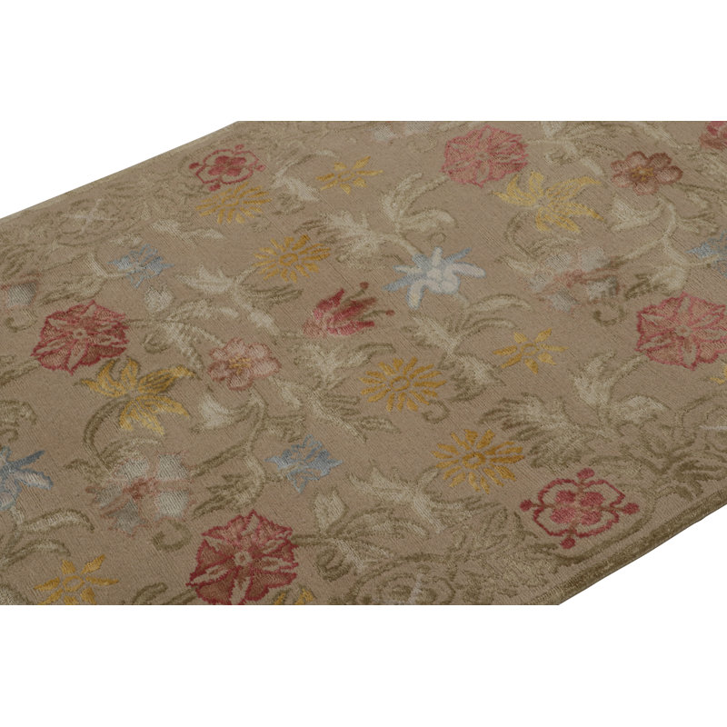 Hand Woven Wool Area Rug, Rectangle 3' x 6'