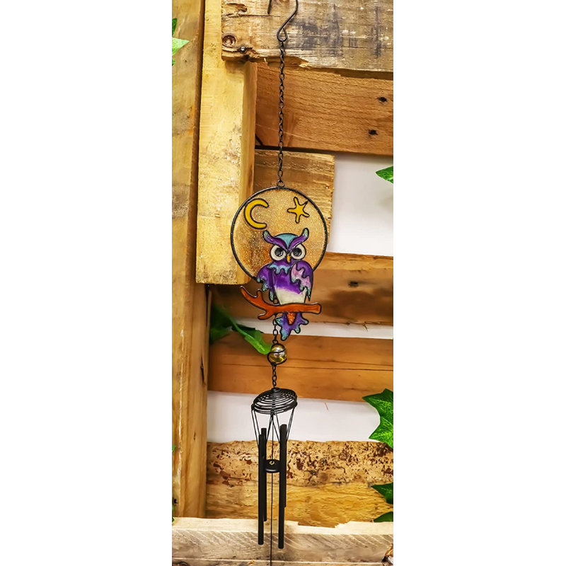 Carillon Brilea Whimsical Forest Wise Owl