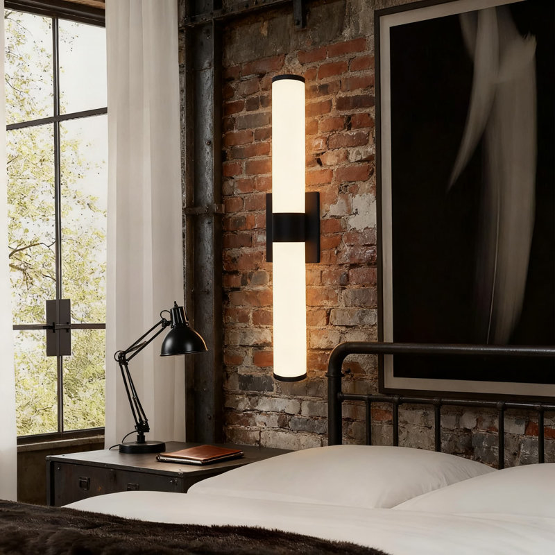 Applique murale moderne, lumière de meuble-lavabo à DEL à intensité variable, blanc chaud 3000K, éclairage intérieur câblé pour le salon, la chambre à coucher et le couloir
