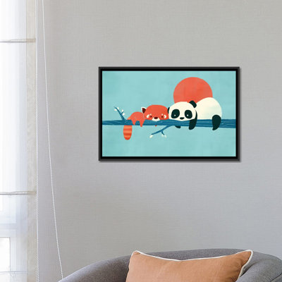 «Pandas», impression sur toile tendue