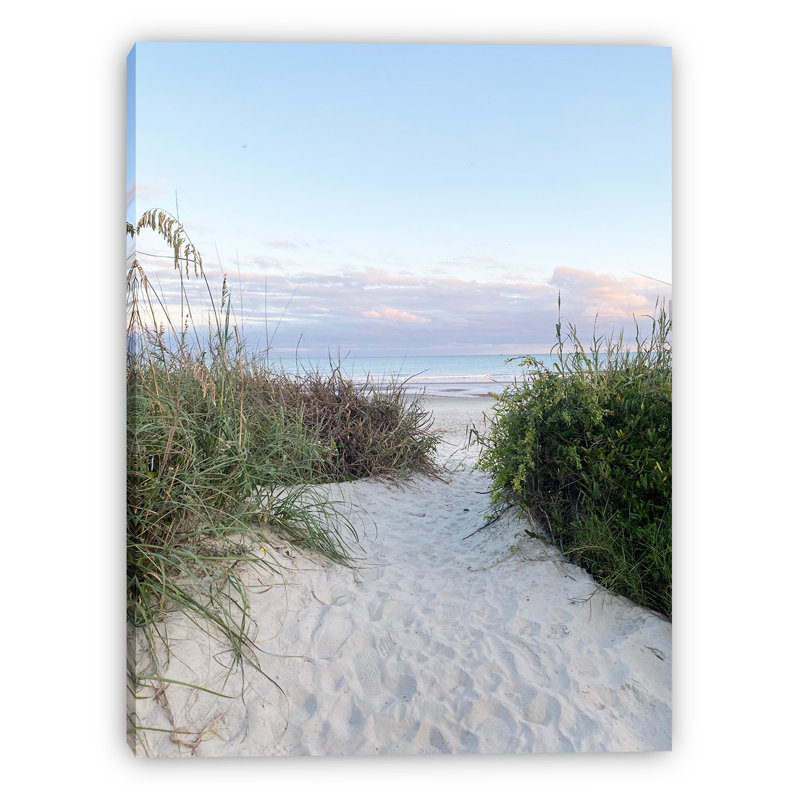 Sandy Path to Serenity Canvas Art