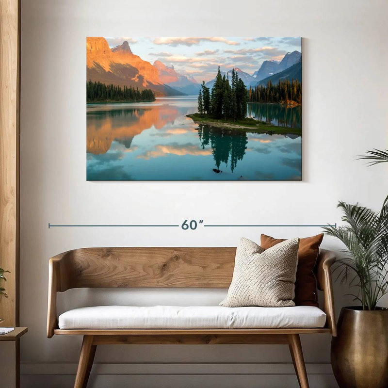 Alvord Maligne Lake Spirit Island, H 30 po x l 45 po
