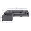 Canapé modulaire 5 pièces Vinessa-99873592