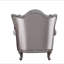 Chaise en tissu et champagne avec coussin