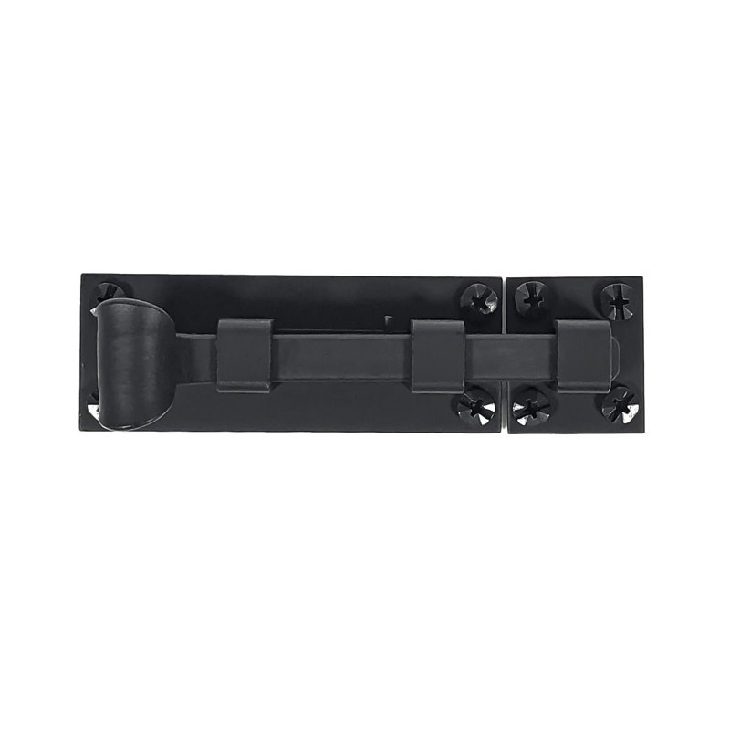 Forged Iron Square Bolt Latch, 4"