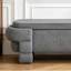 Banc de rangement ovale moderne en chenille avec couvercle relevable dissimulé-1510452003