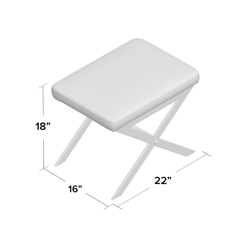 Cayleeann Metal Accent Stool