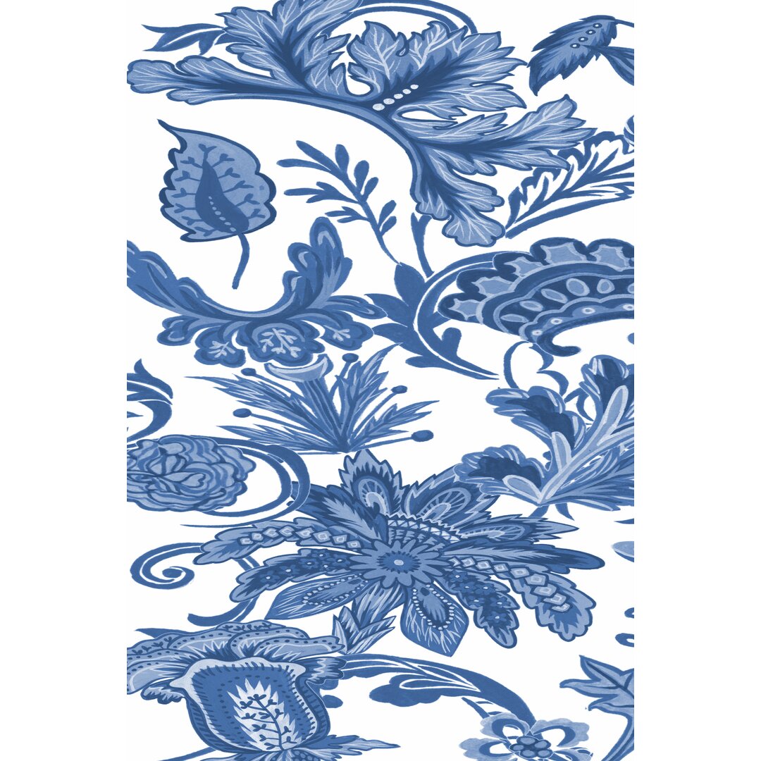 Leinwandbild Indigo Chintz V von Melissa Wang