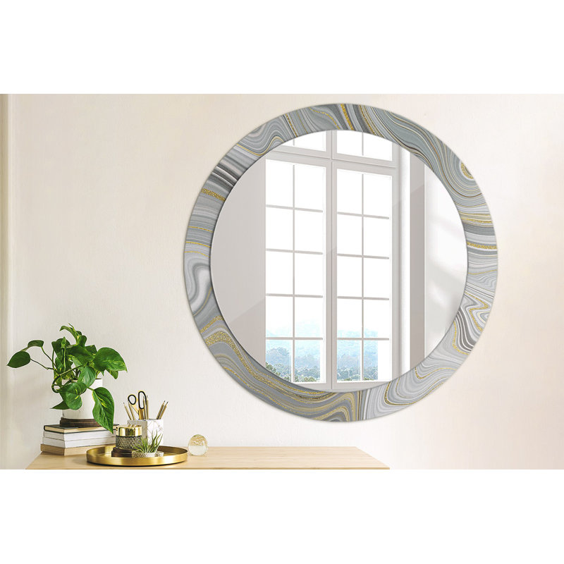 Huldar Glass Flat Wall Mirror