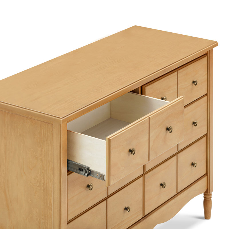 Liberty 6 Drawer 48" W Double Dresser, Honey