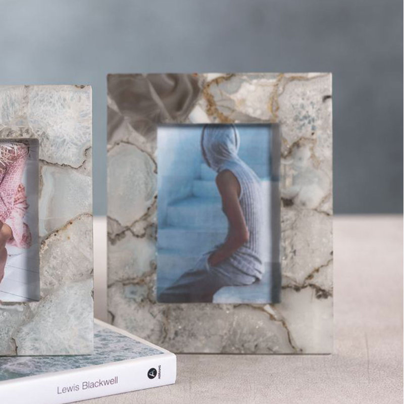 Cadre photo agate