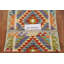Tapis géométrique en laine pour vestibule Kilim