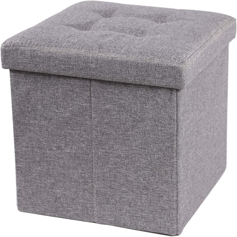 Repose-pieds capitonné avec rangement de 15 po de large Ostine