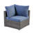 Quinte Premium All-Weather Wicker 6 - Person Patio Conversation Set with Cushions-763960148