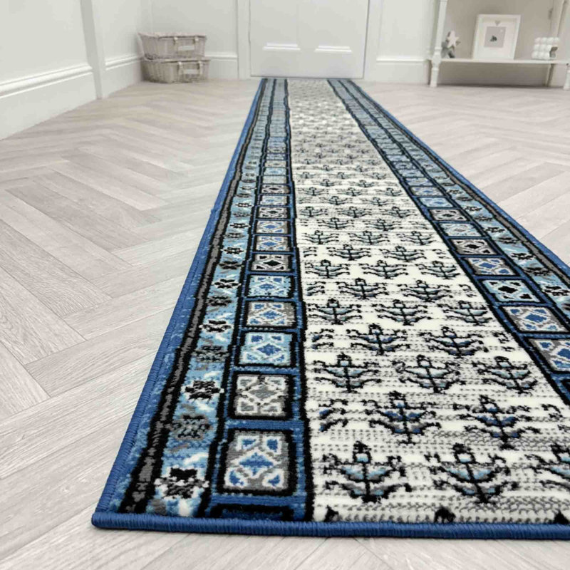Runner Geometric Area Rug, Runner 60 x 150 cm