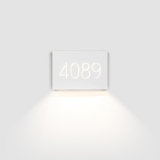 O-Tel 1 - Light Steel Flush Mounted Sconce