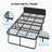 38" Rollaway Folding Bed with 4" Memory Foam Mattress & Wheels