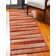 Alair Abstract Rust Red/Beige Area Rug