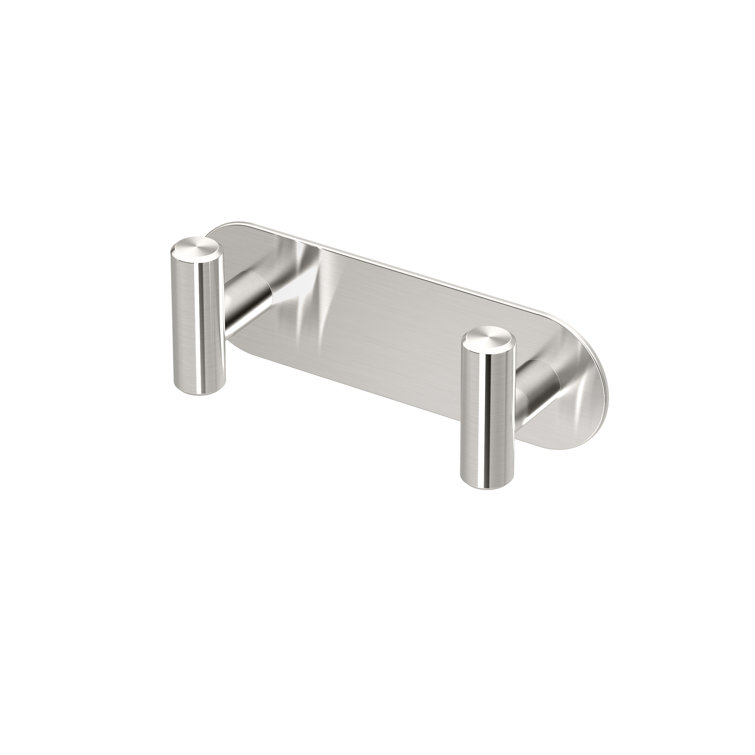 Latitude II Wall Mounted Towel and Robe Hook Rack with 2 Hooks