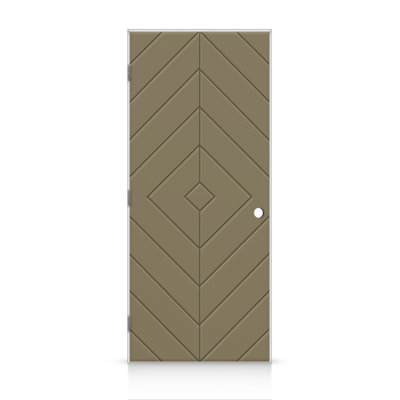 Painted Smooth Composite Single Prehung Interior Door