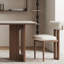 Ensemble de table et chaises de salle à manger de style rétro-105906979