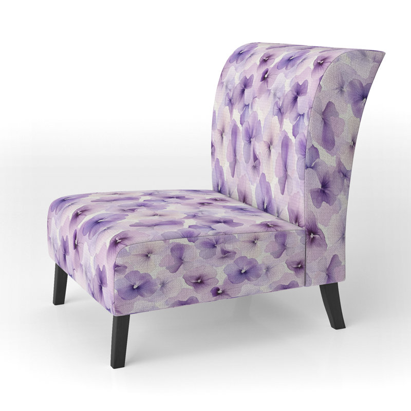 Fauteuil de chambre Floral, Pantoufle sans accoudoirs