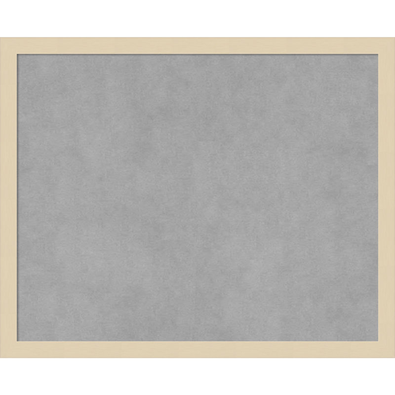 Tableau magnétique à cadre naturel Svelte, 17" H x 21" W